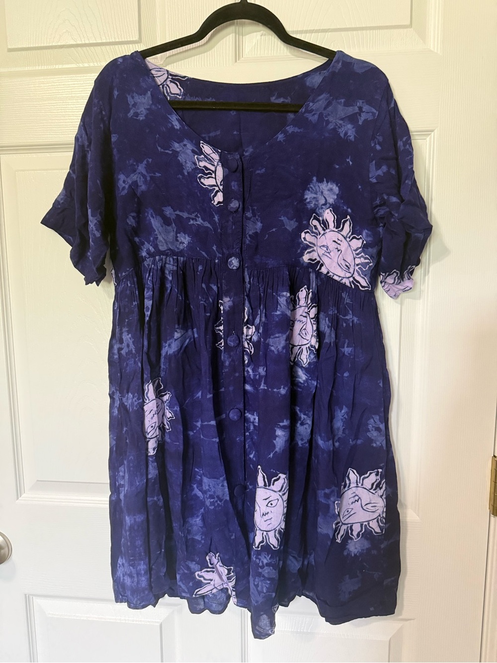 La Isla Celestial Sun Baby Doll Dress- M - Picture 2 of 7